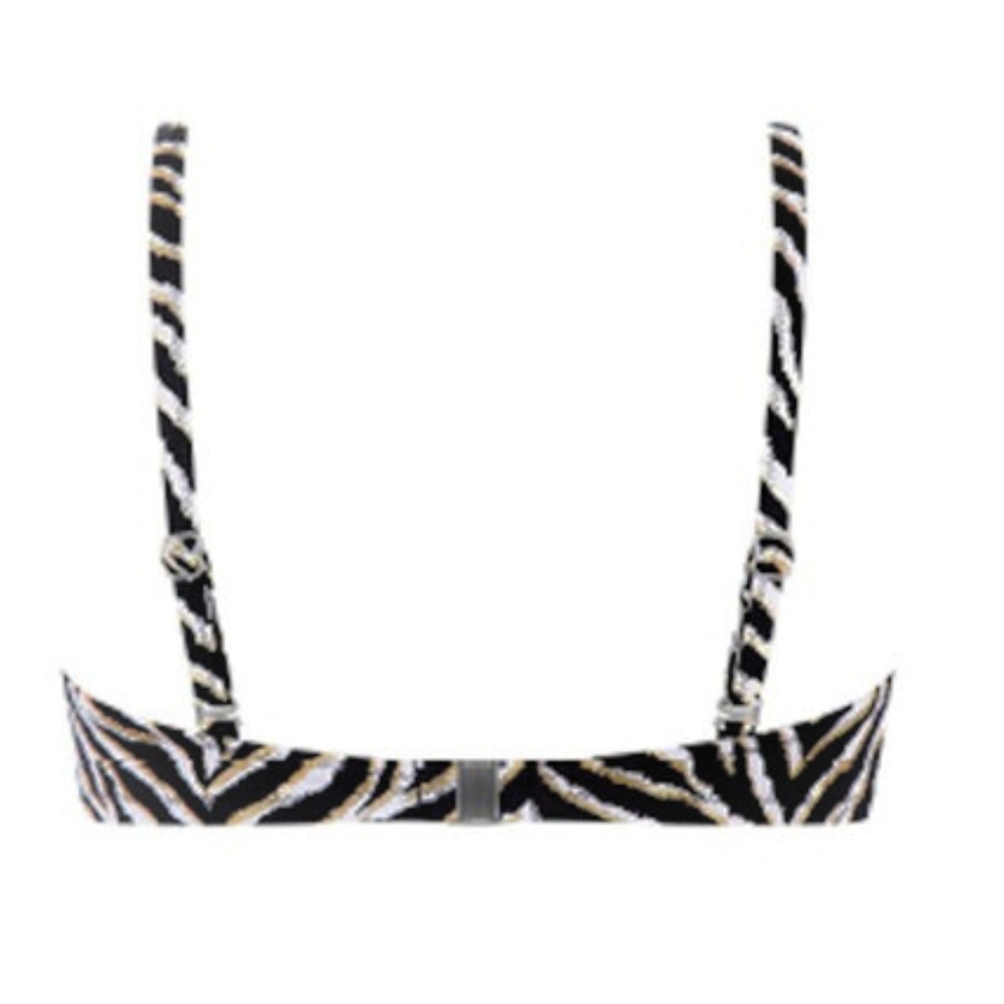 Haut maillot de bain bonnet profond imprimé ZÈBRE