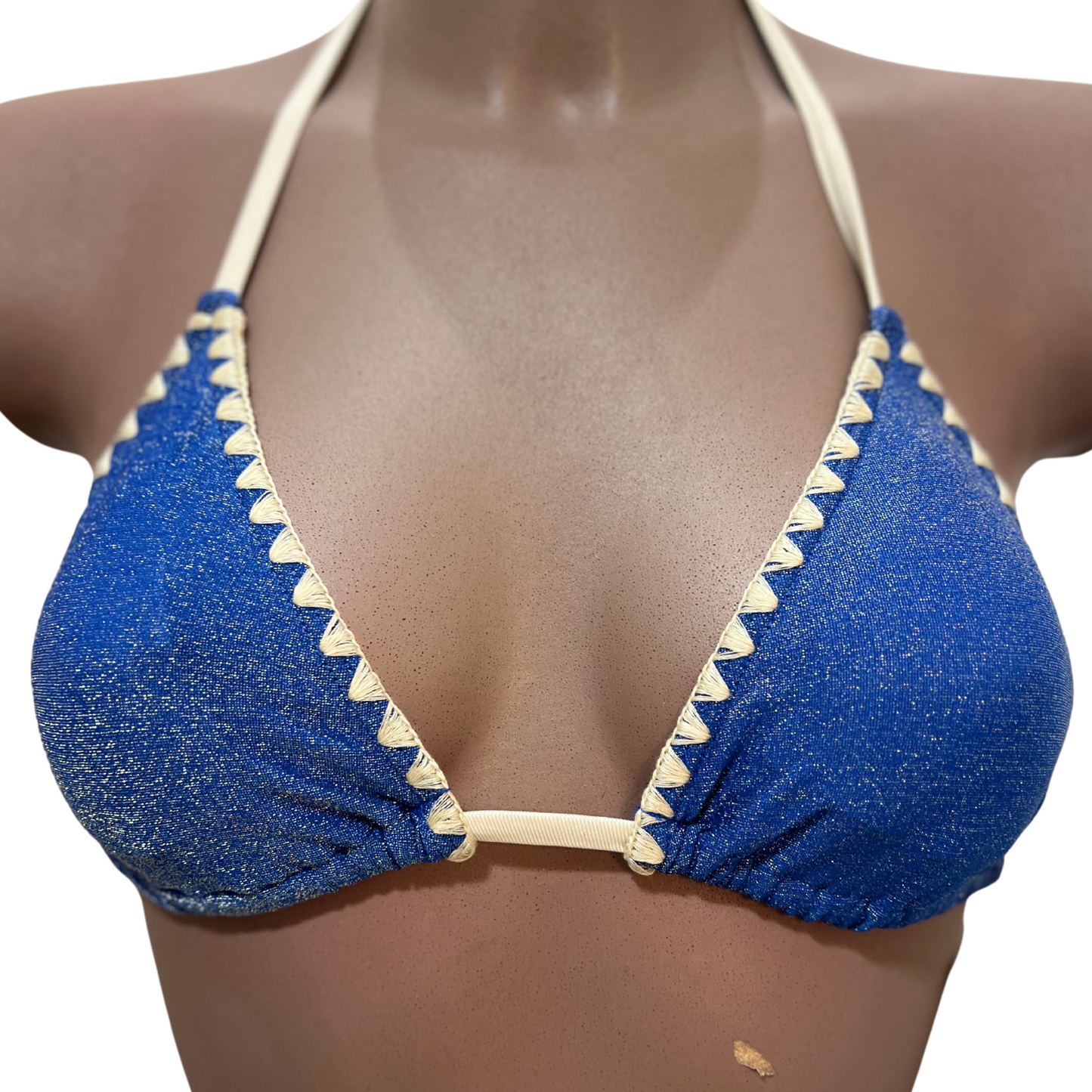Haut maillot de bain 2pièces triangle LÉA GOLD