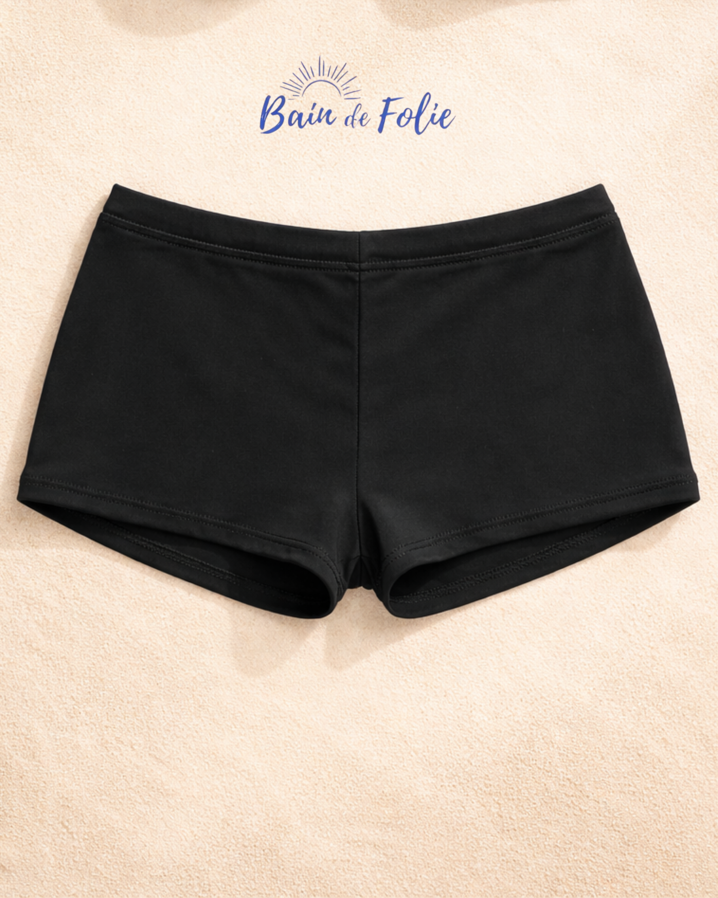 Bas Shorty - Bain de folie - Noir