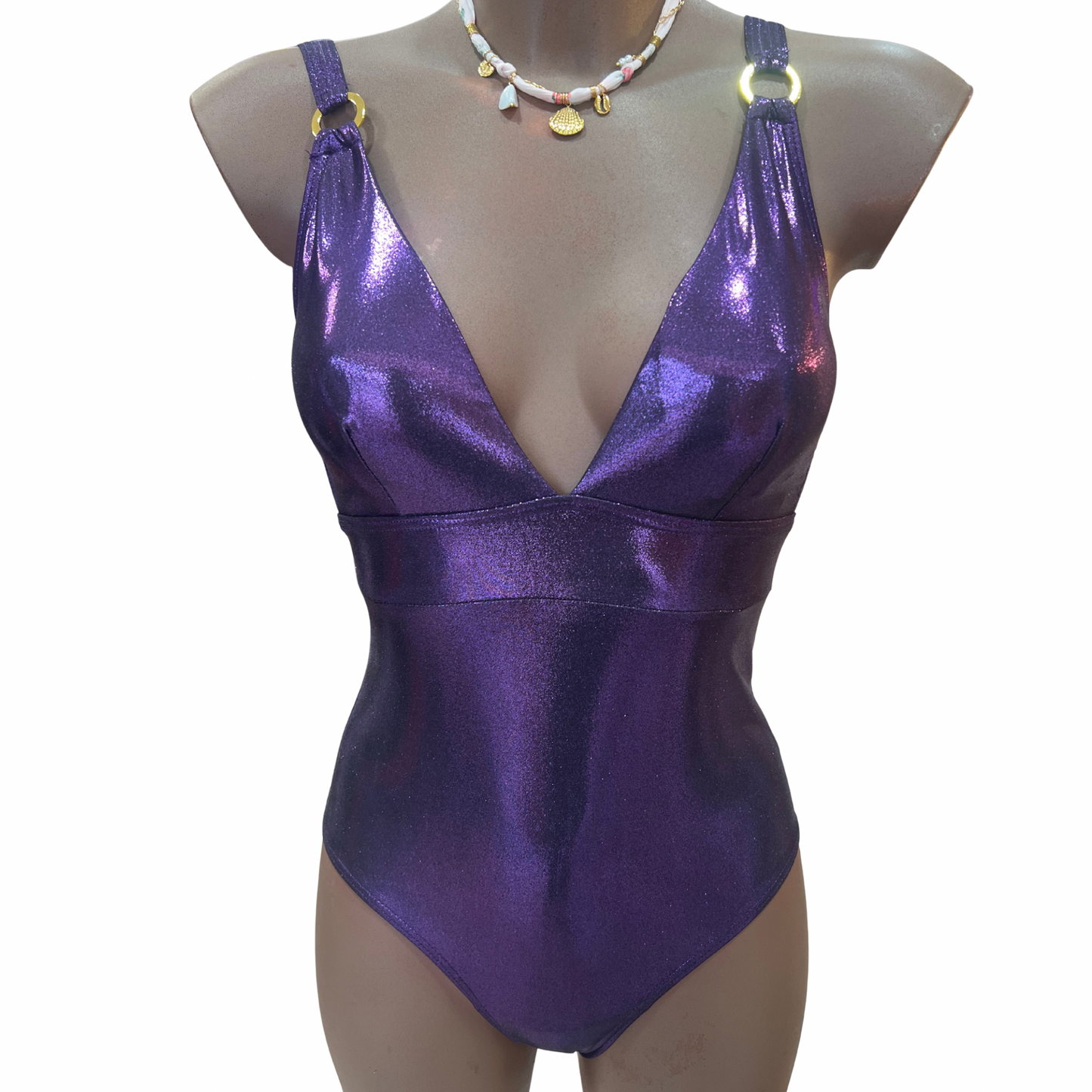 Maillot de bain 1 pièce décolleté plongeant EVA