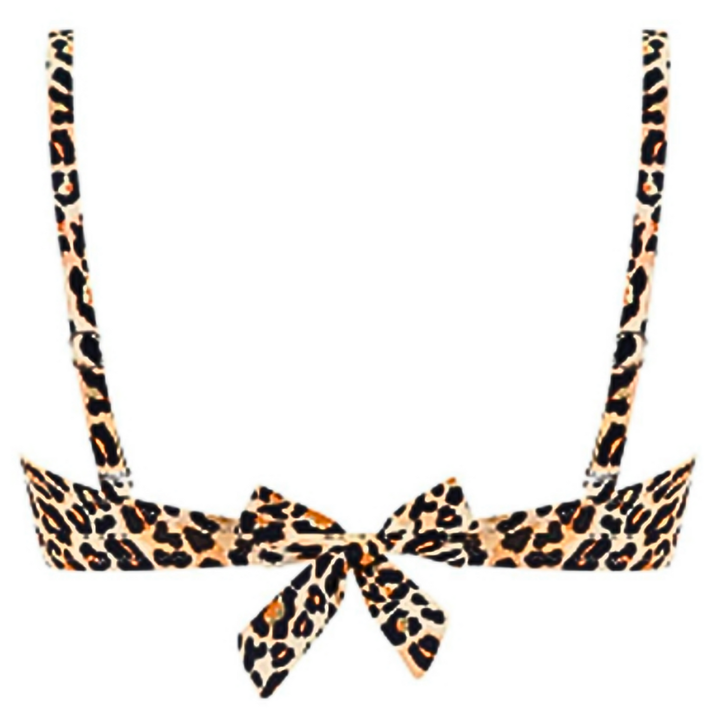 Haut maillot de bain balconnet imprimé LÉOPARD