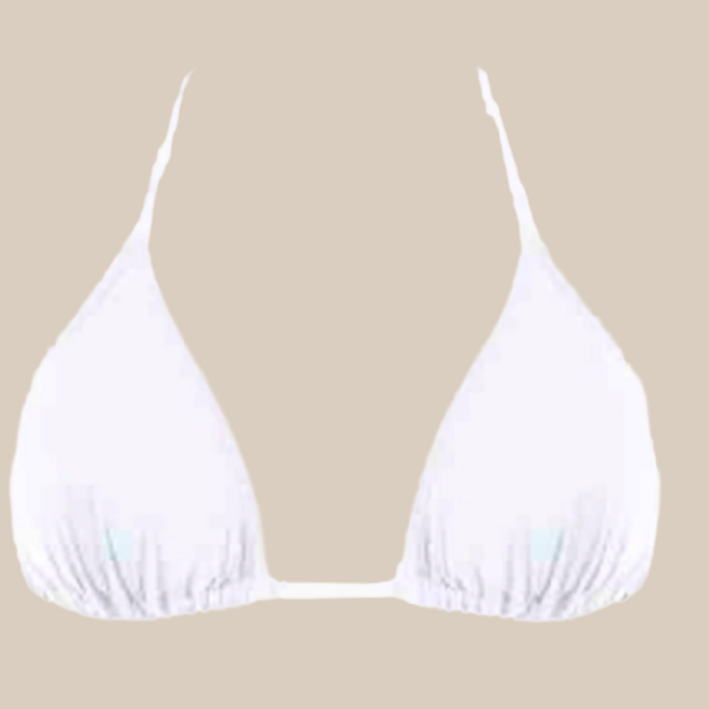 Haut maillot de bain triangle UNICOLORE