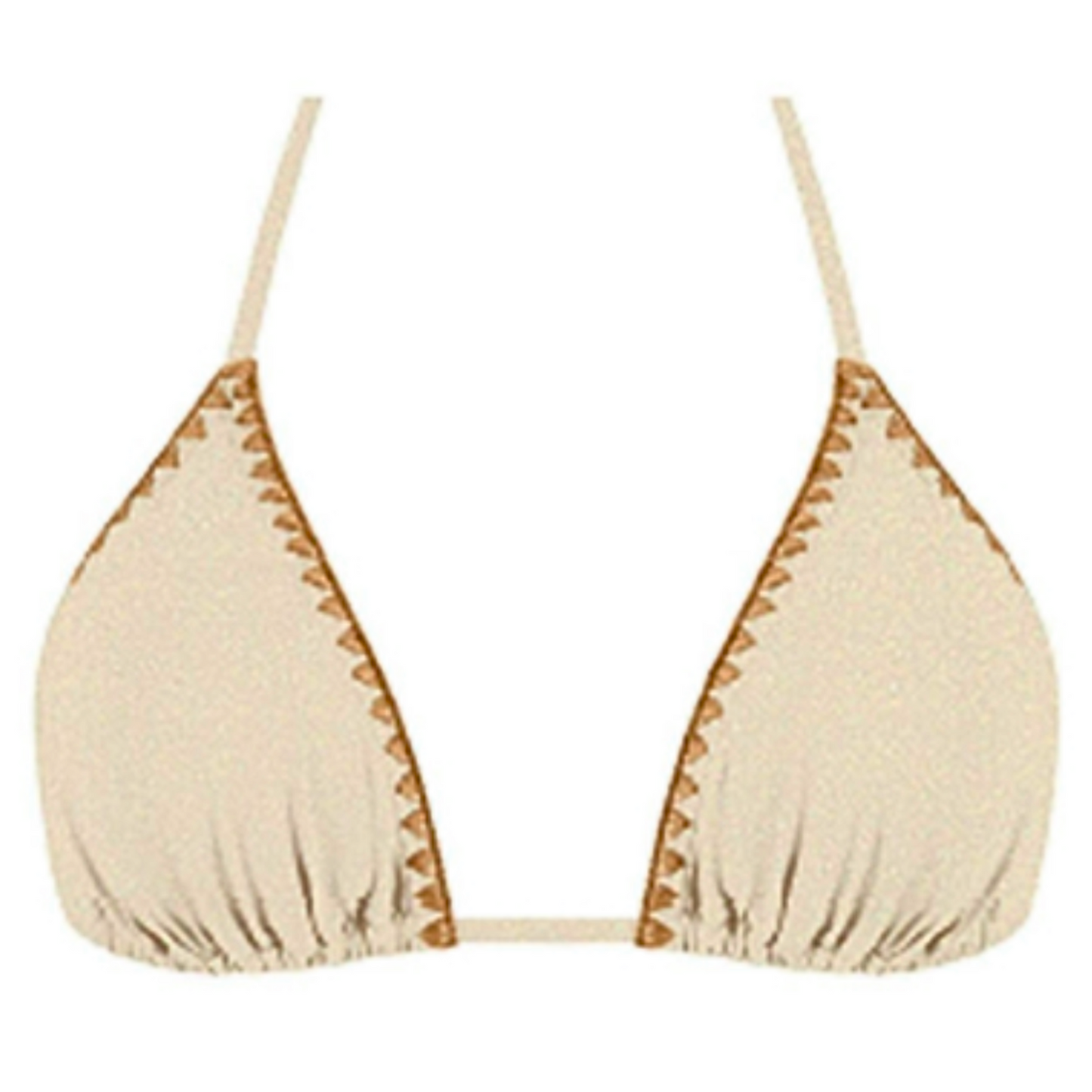 Haut maillot de bain 2pièces triangle LÉA GOLD