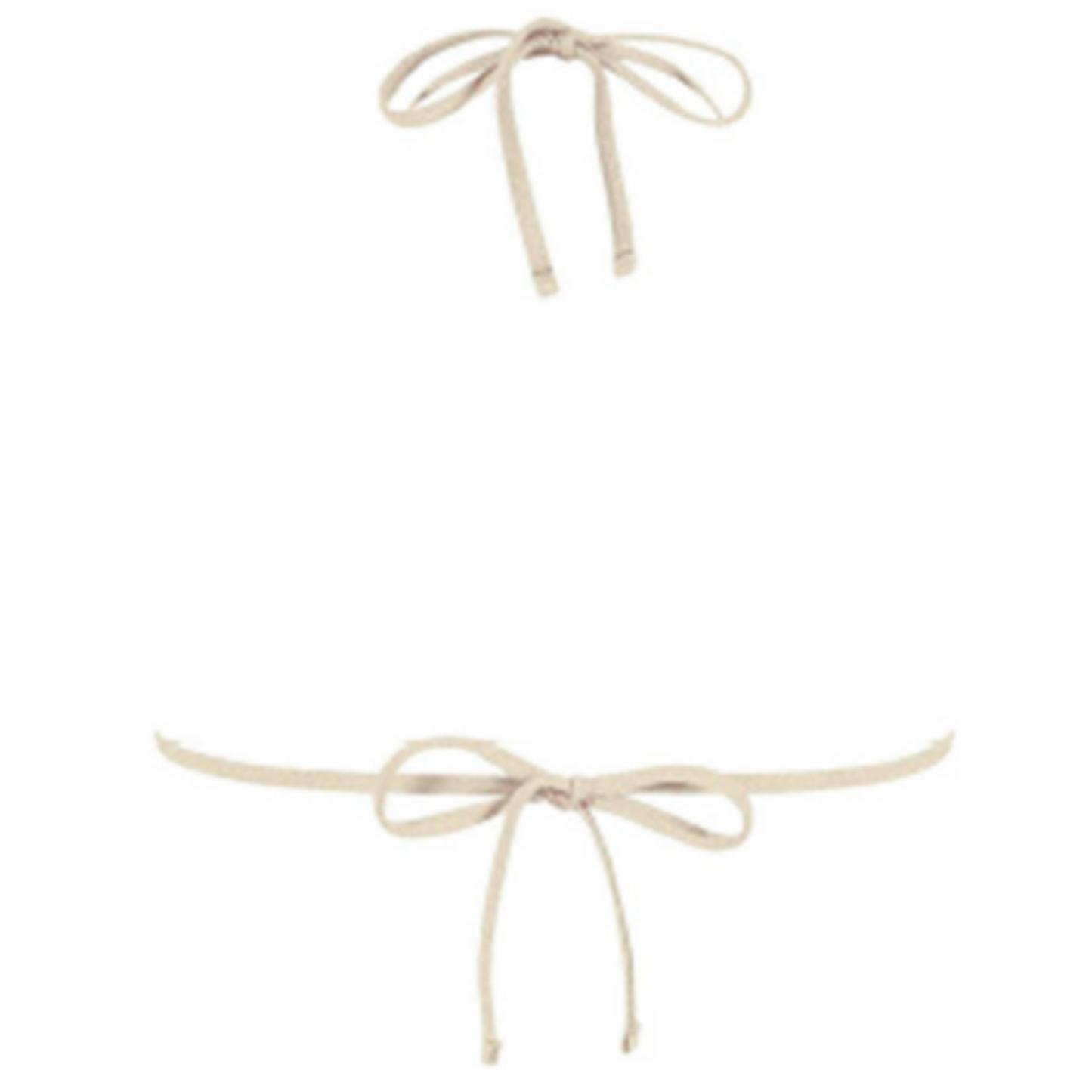 Haut maillot de bain 2pièces triangle LÉA GOLD