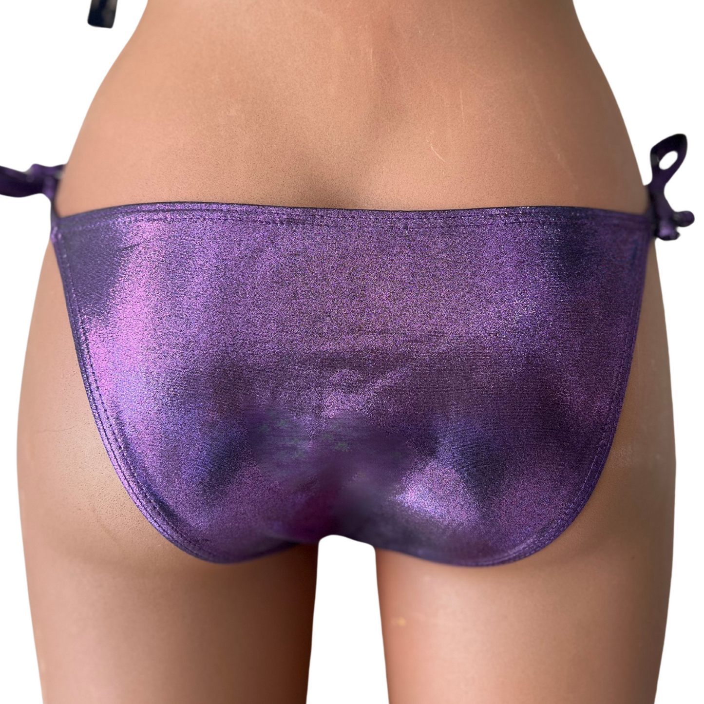 Bas maillot de bain 2pièces culotte noué LÉA LAMÉ