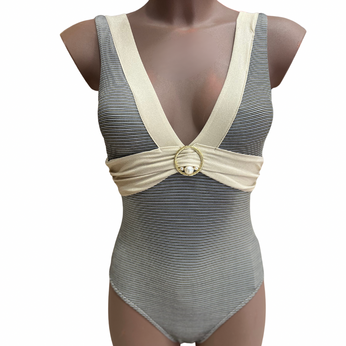 Maillot de bain 1 pièce lurex gaufré JOSEPA