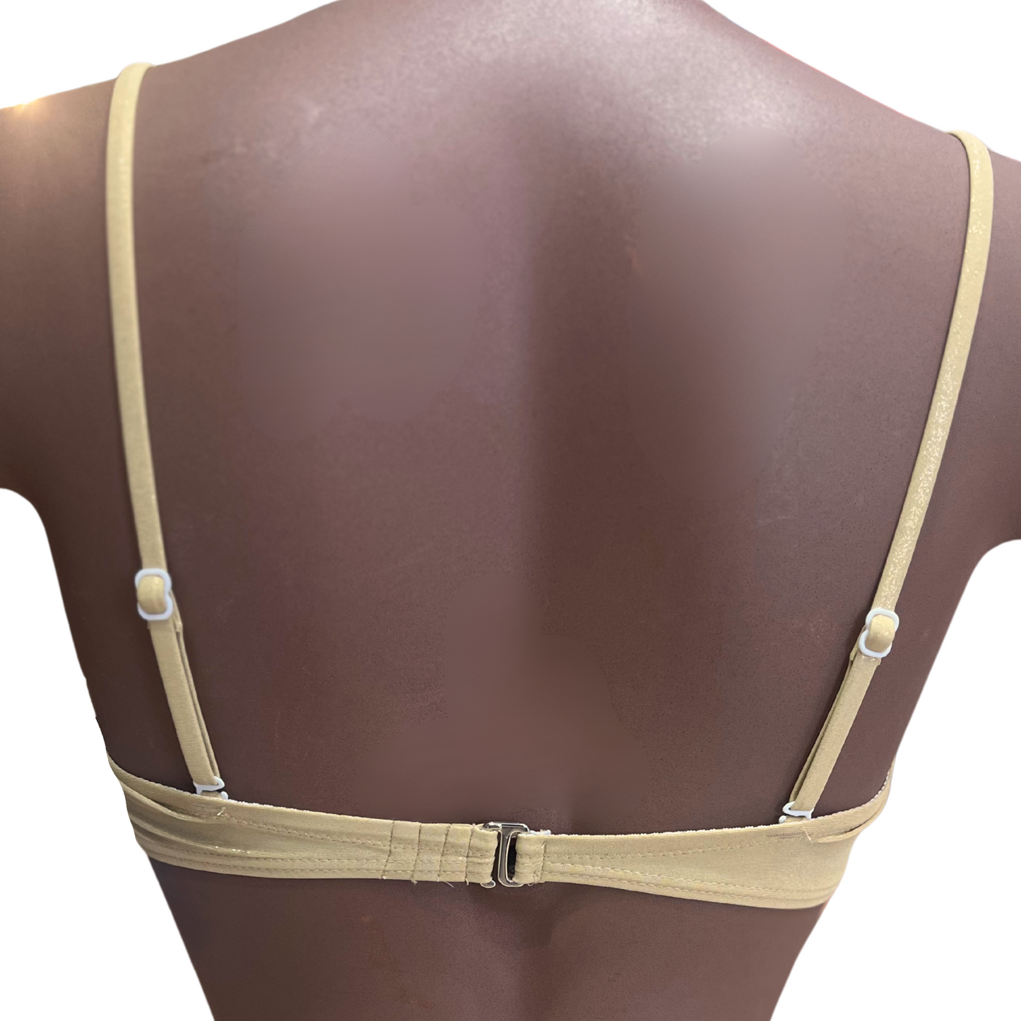 Haut maillot de bain 2pièces bandeau lamé LAETITIA