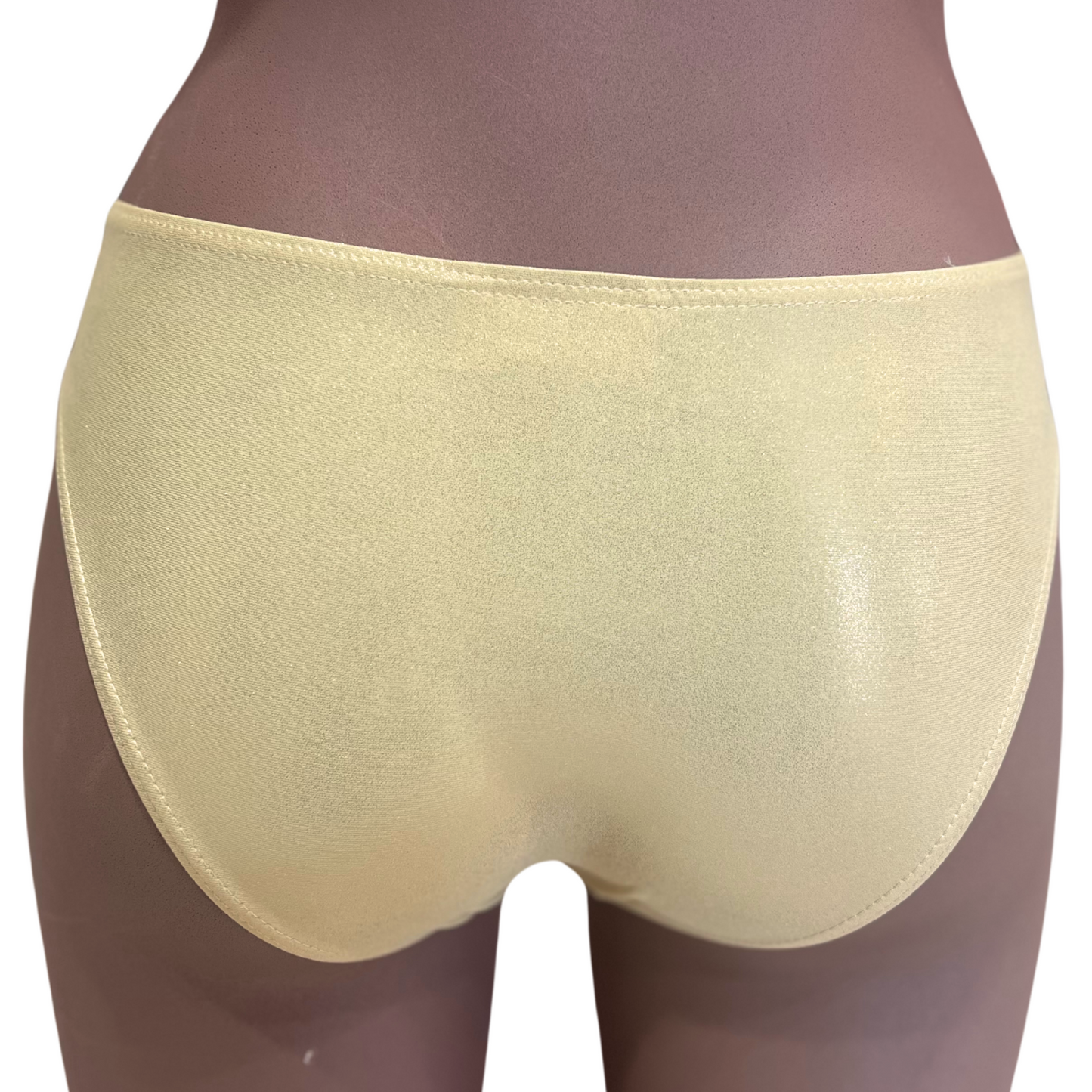 Bas maillot de bain 2pièces culotte classique lamé LAETITIA