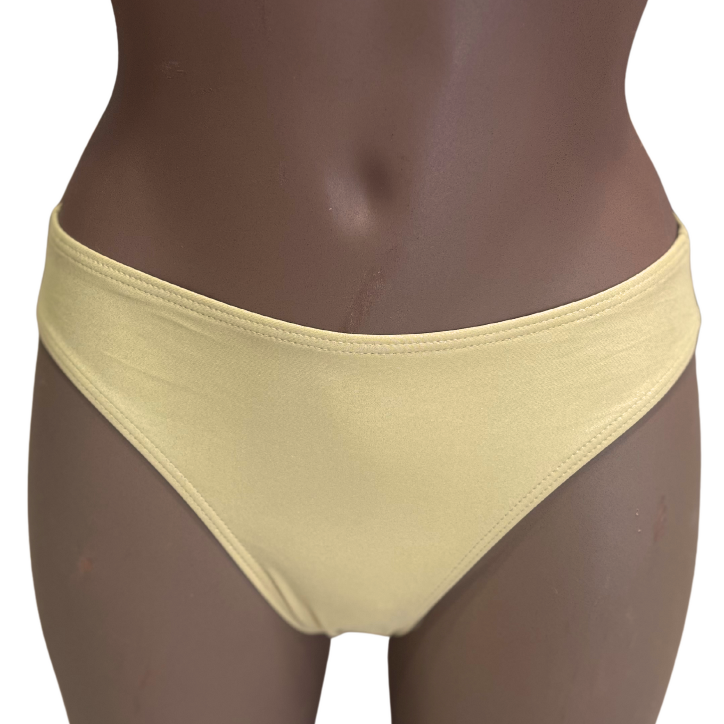 Bas maillot de bain 2pièces culotte classique lamé LAETITIA