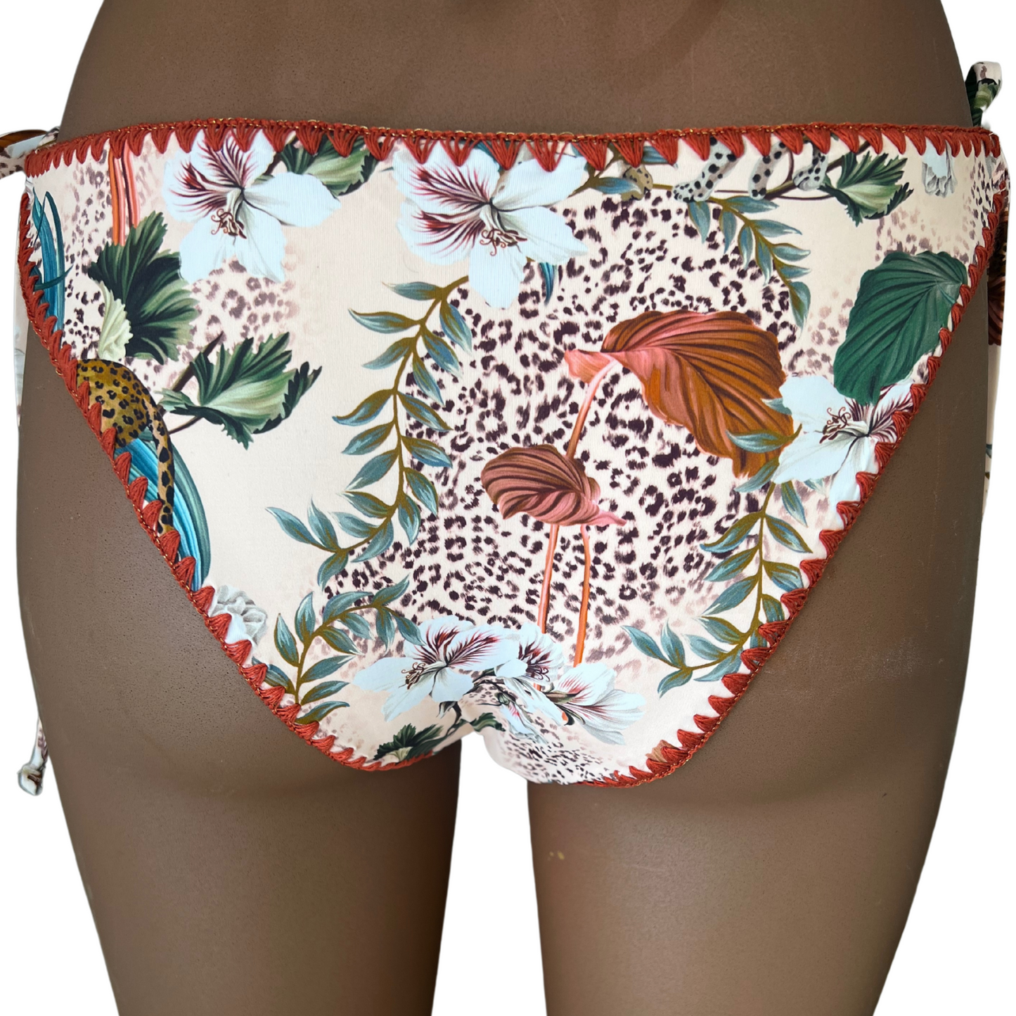 Bas maillot de bain 2pièces imprimé ZORA
