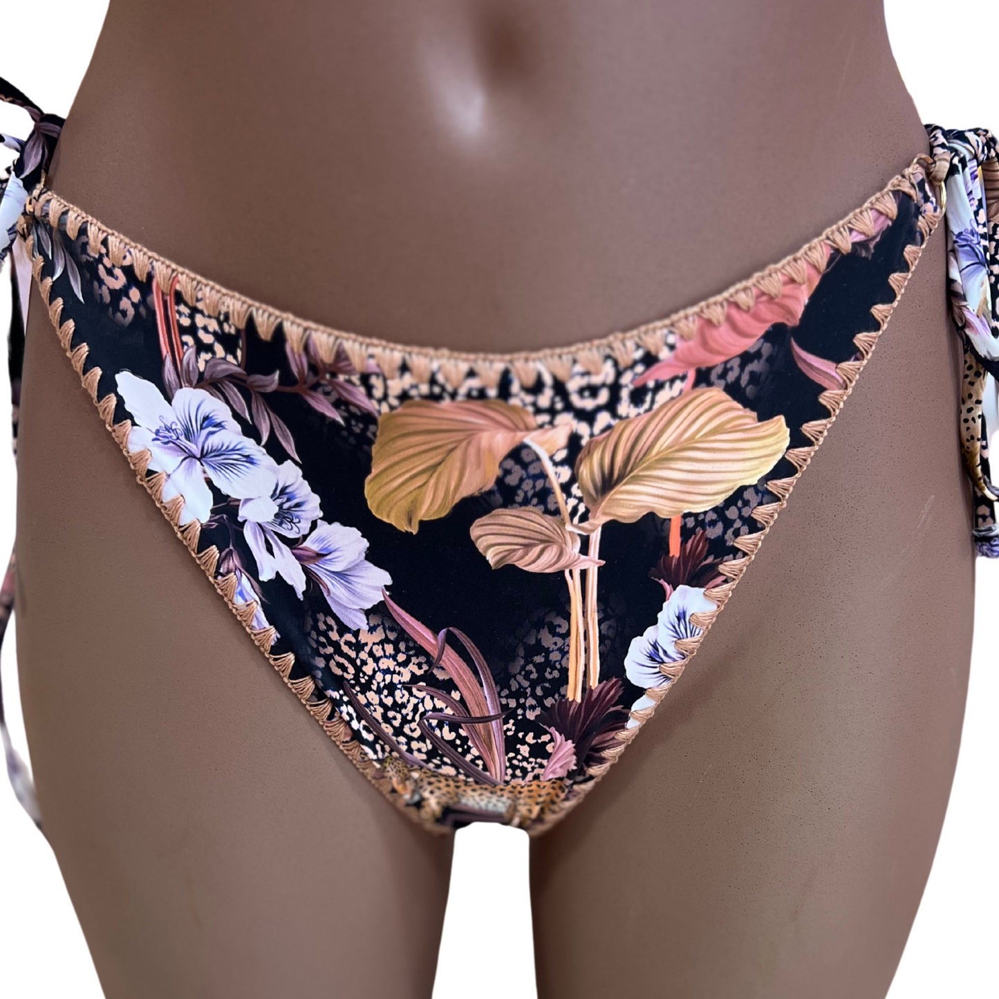 Bas maillot de bain 2pièces imprimé ZORA