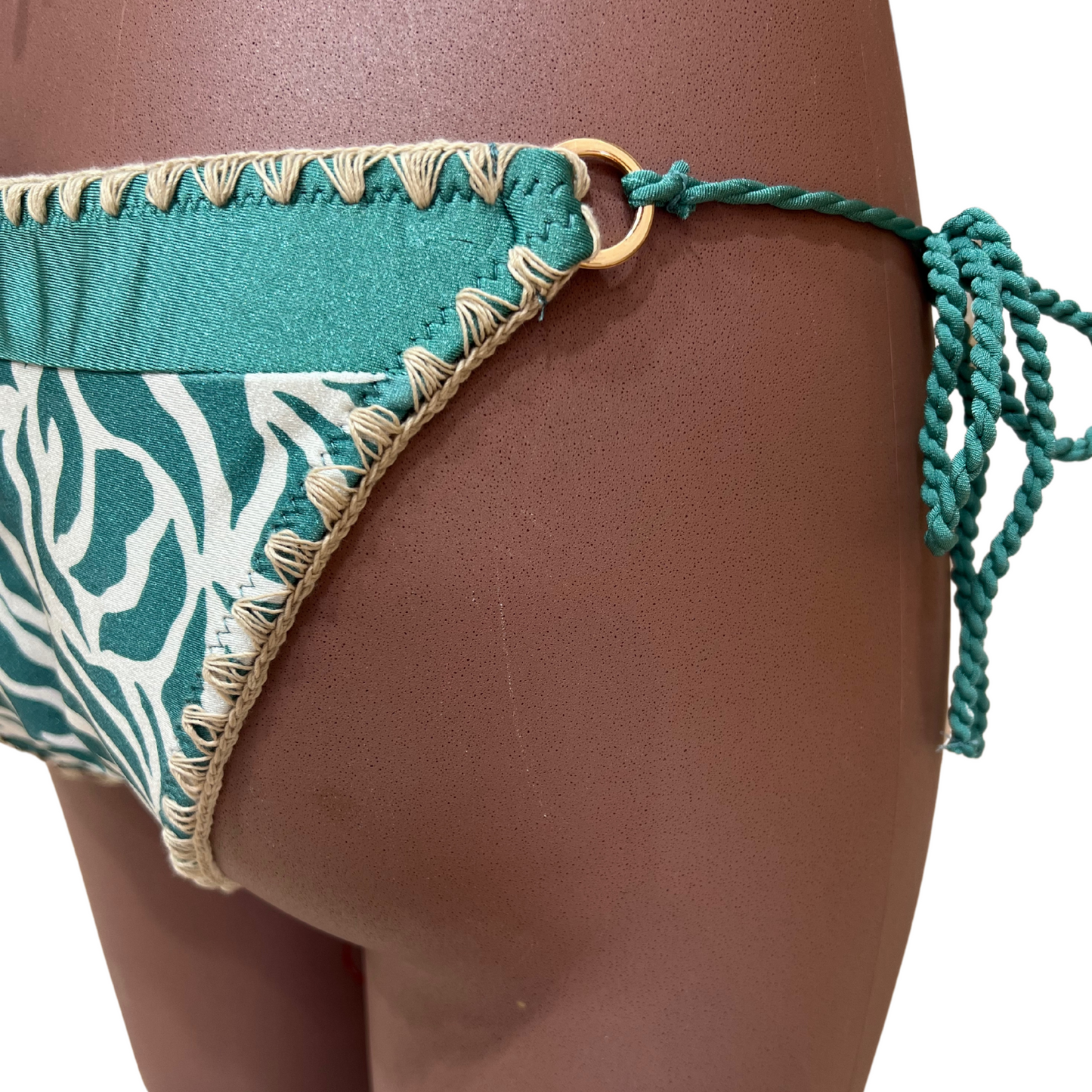 Bas maillot de bain 2pièces imprimé zèbre VICTORIA