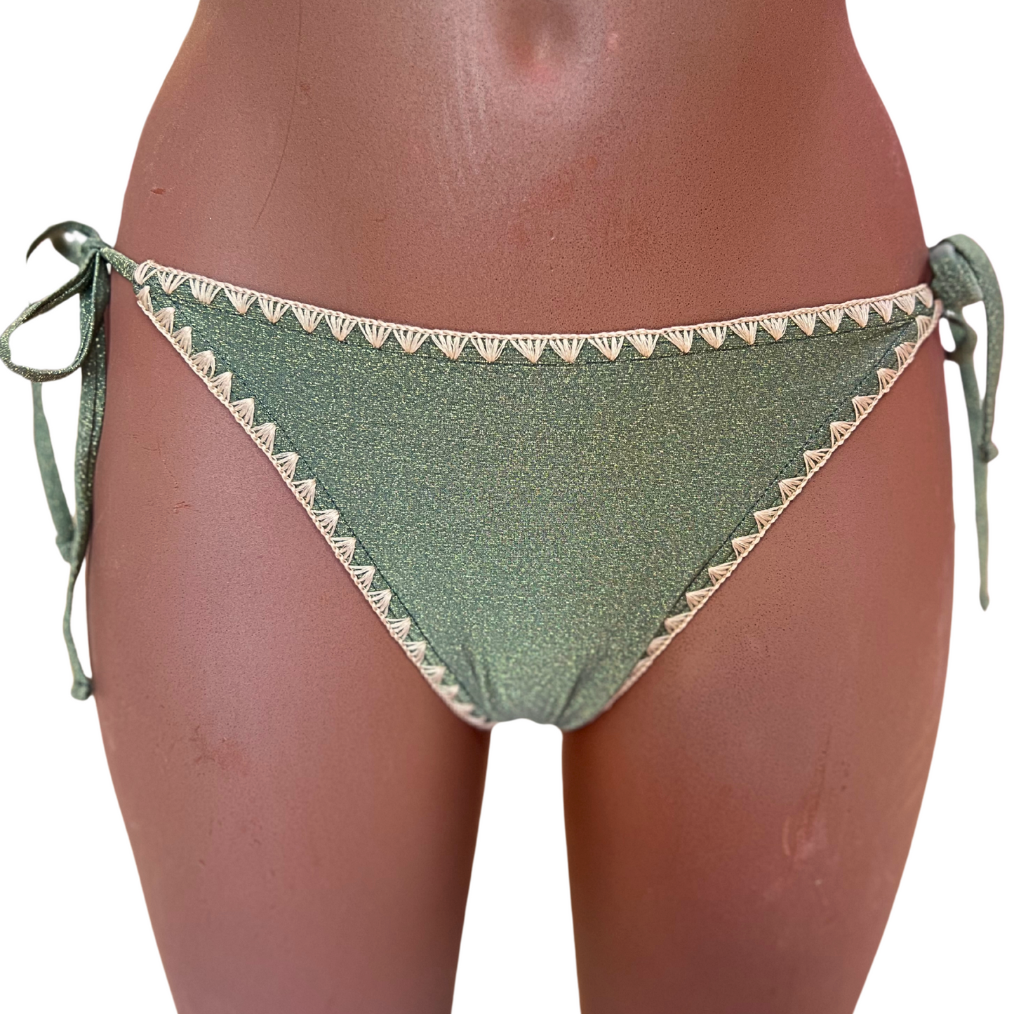 Bas maillot de bain 2pièces culotte noué LEA GOLD COIBA