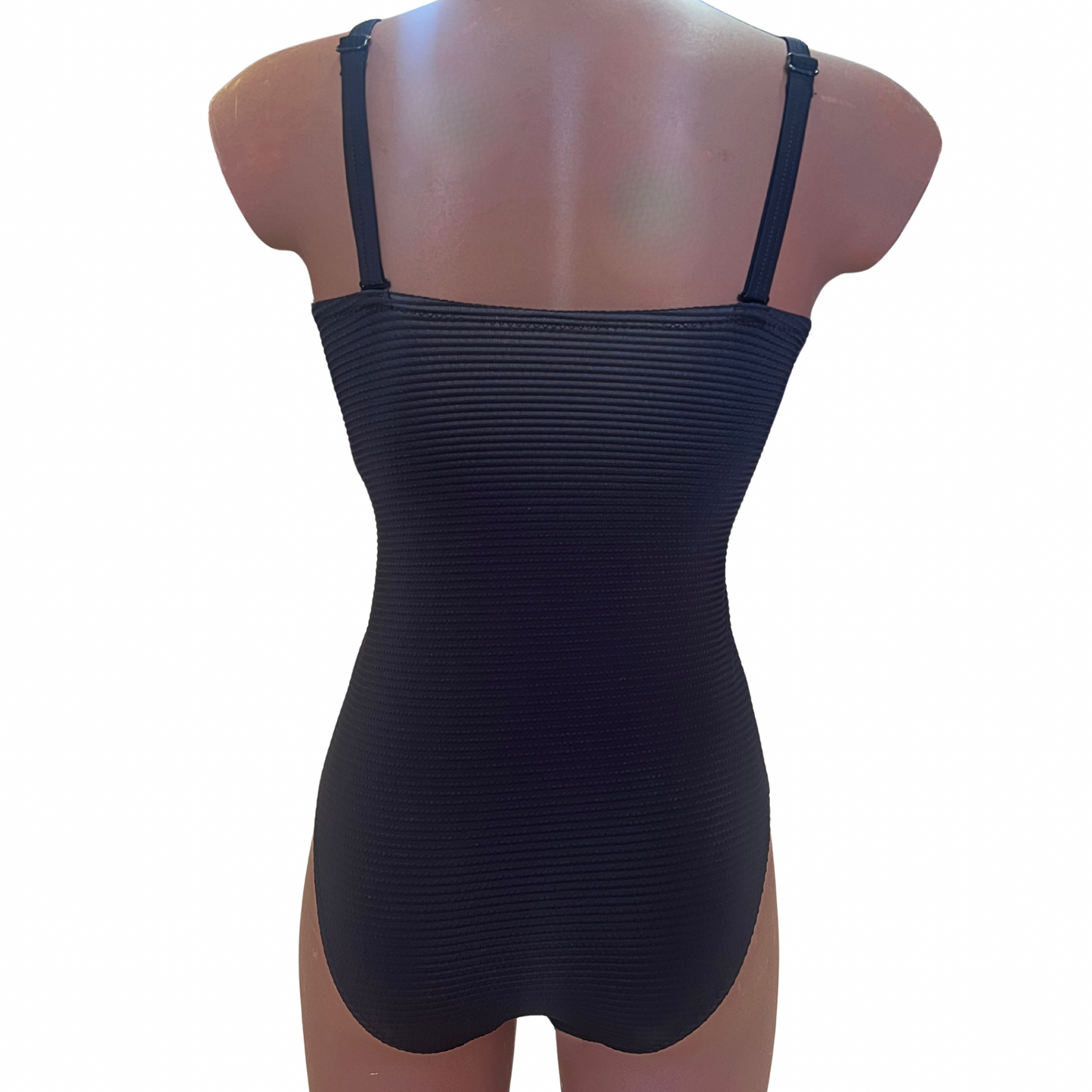 Maillot de bain 1 pièce bonnet profond gaufré CAMILLE