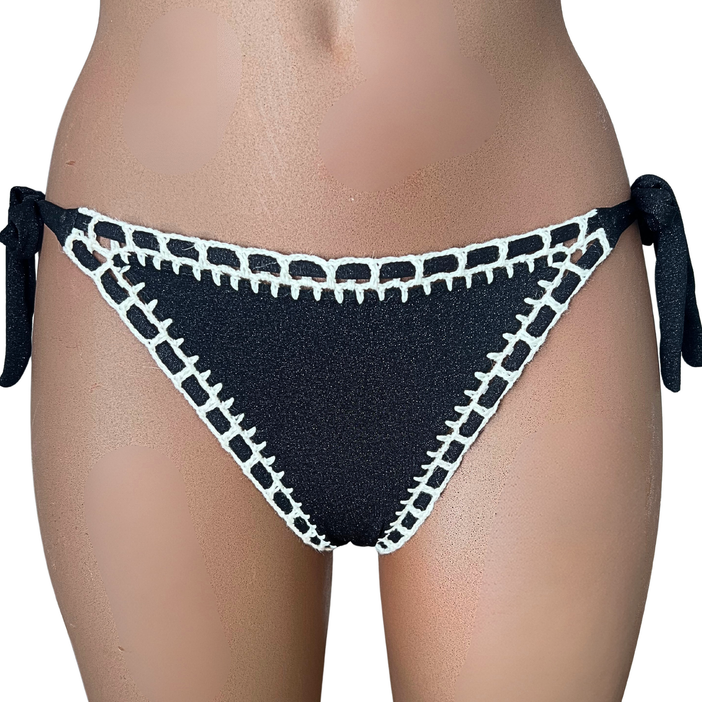 Bas maillot de bain 2pièces culotte noué crochet ADOM