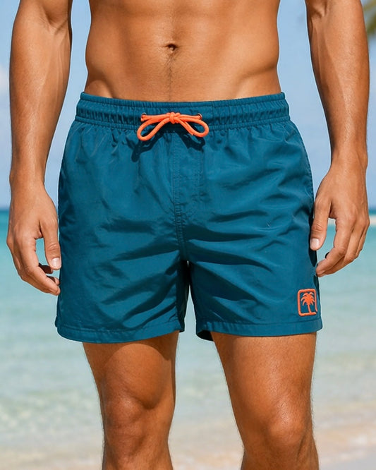 Short de bain SIGNATURE - SunProject - Bleu canard