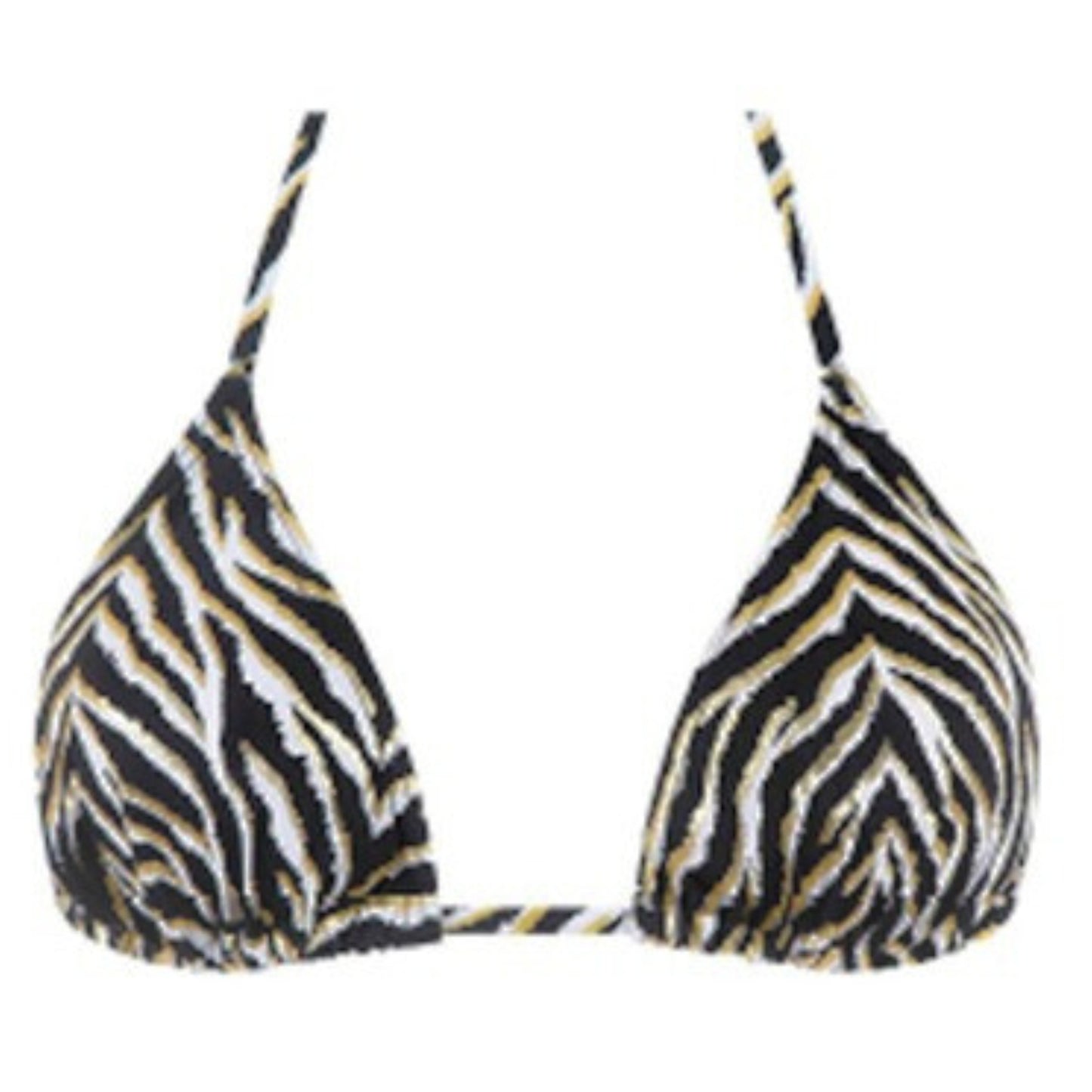 Haut maillot de bain triangle imprimé ZÈBRE