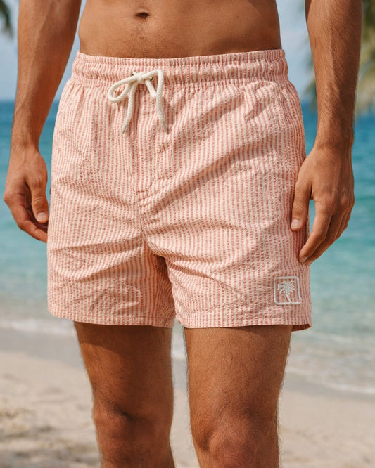 Short de bain SEERSUCKER - SunProject - Rayures