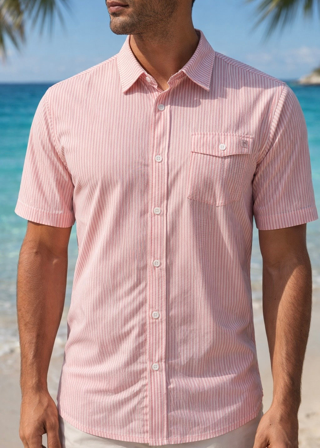 Chemise SEERSUCKER - Sun Project - rayures