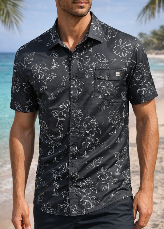 Chemise assortie - Sun Project - imprimée