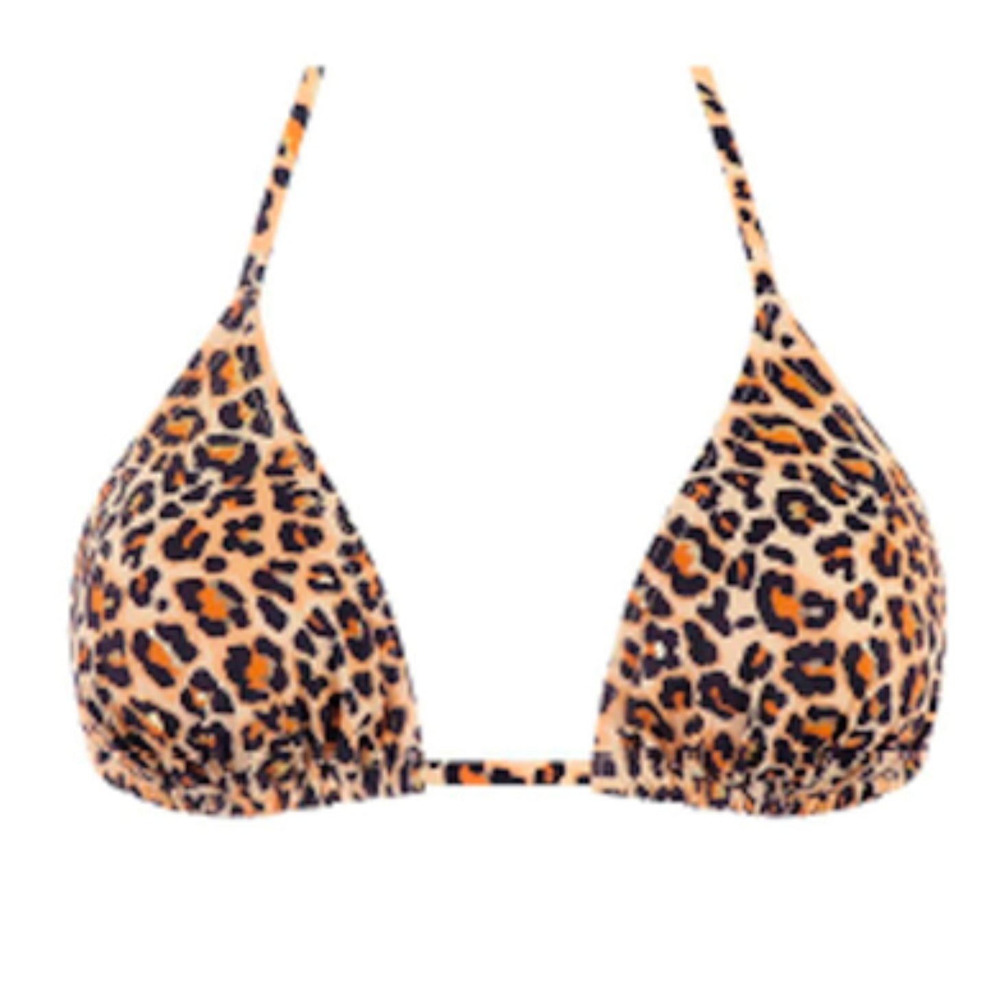 Haut maillot de bain triangle imprimé LÉOPARD