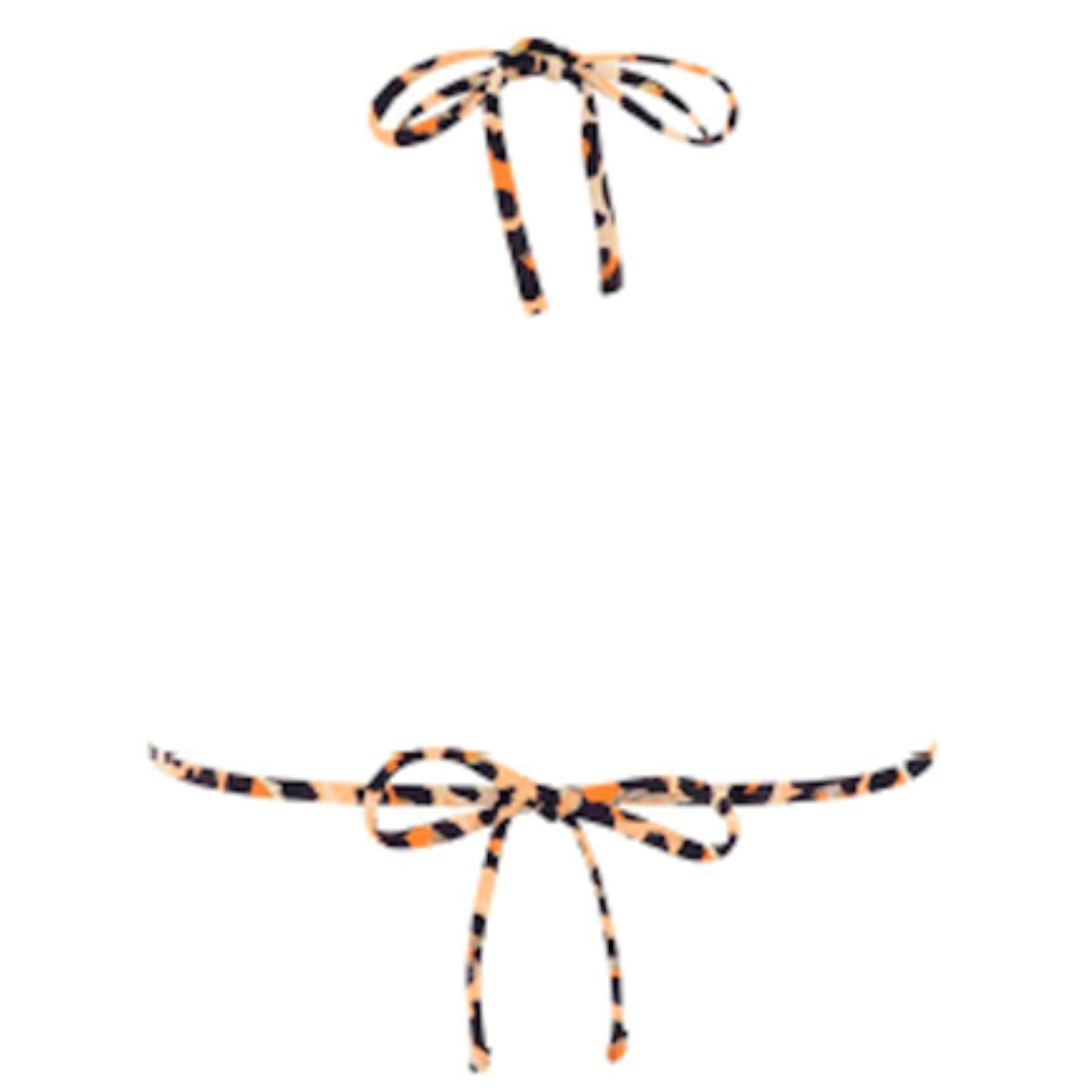 Haut maillot de bain triangle imprimé LÉOPARD