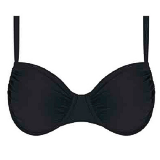 Haut maillot de bain bonnet profond UNICOLORE