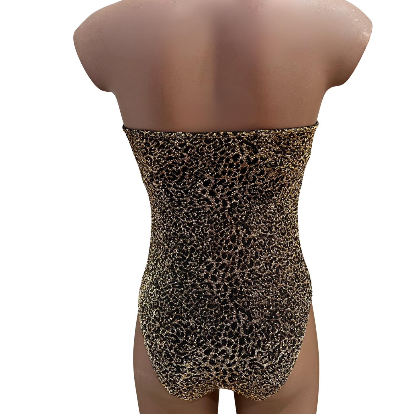 Maillot de bain 1 pièce bustier lurex Léopard LENA