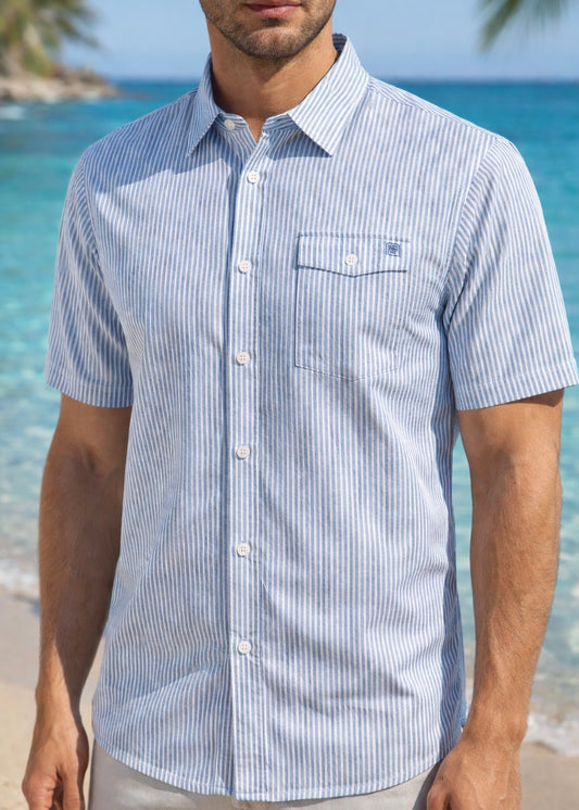 Chemise SEERSUCKER - Sun Project - rayures