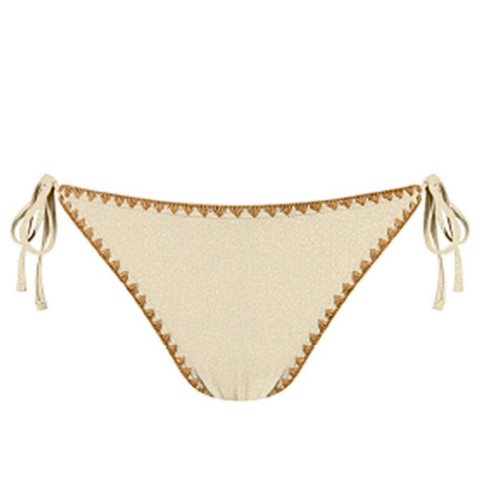 Bas maillot de bain 2pièces culotte noué LEA GOLD