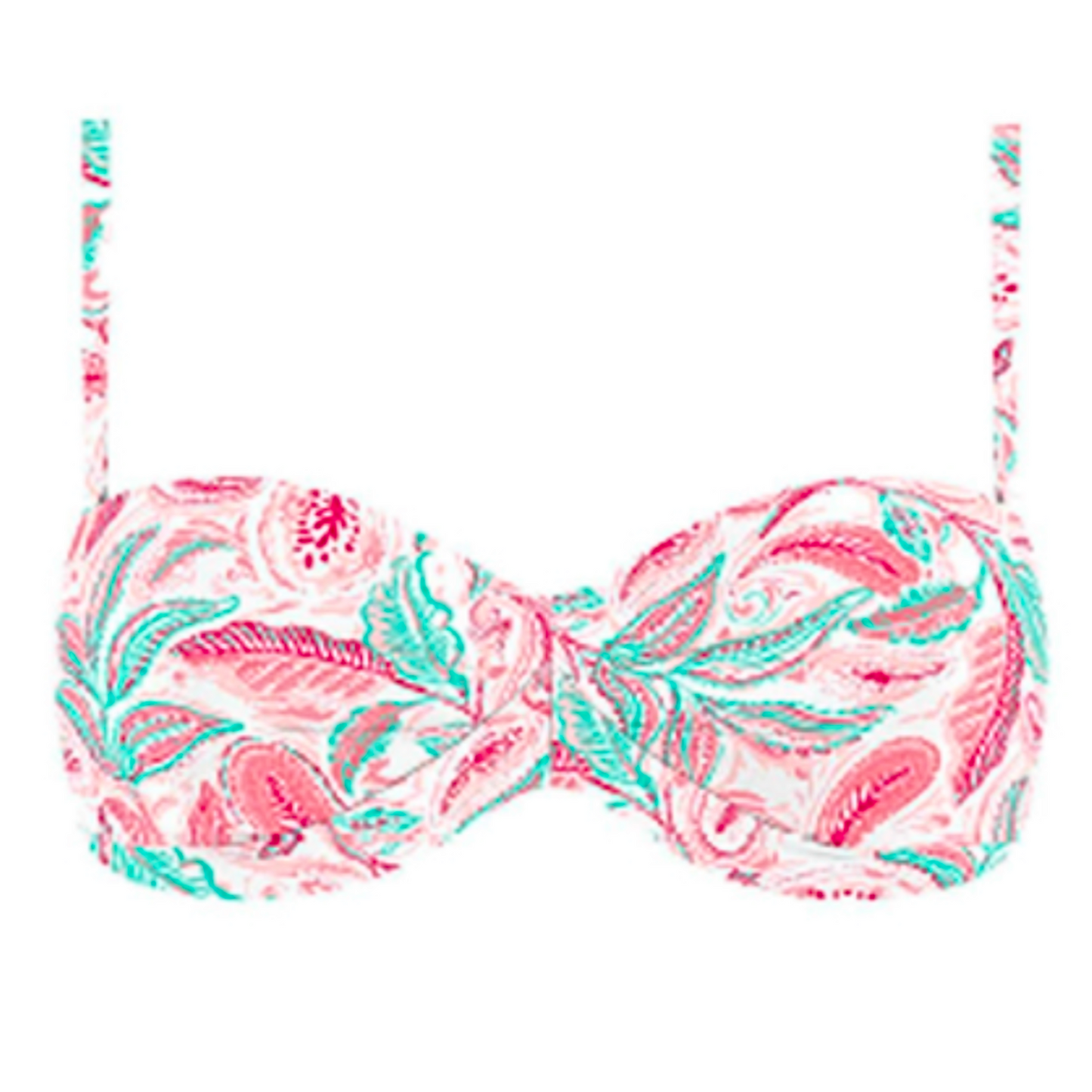 Haut maillot de bain bandeau imprimé ARABESQUE