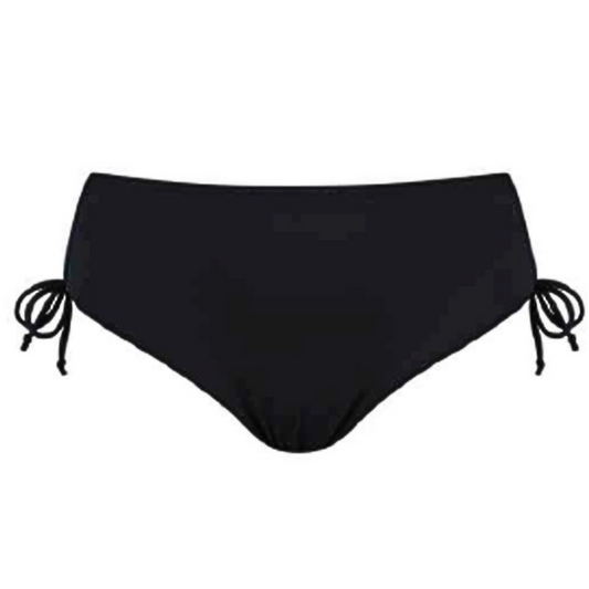 Bas maillot de bain taille haute UNICOLORE