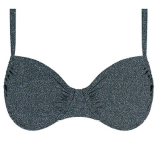 Haut maillot de bain bonnet profond LUREX