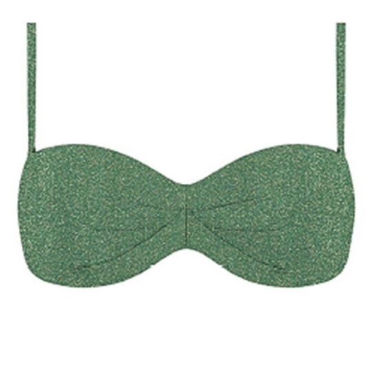 Haut maillot de bain bandeau LUREX