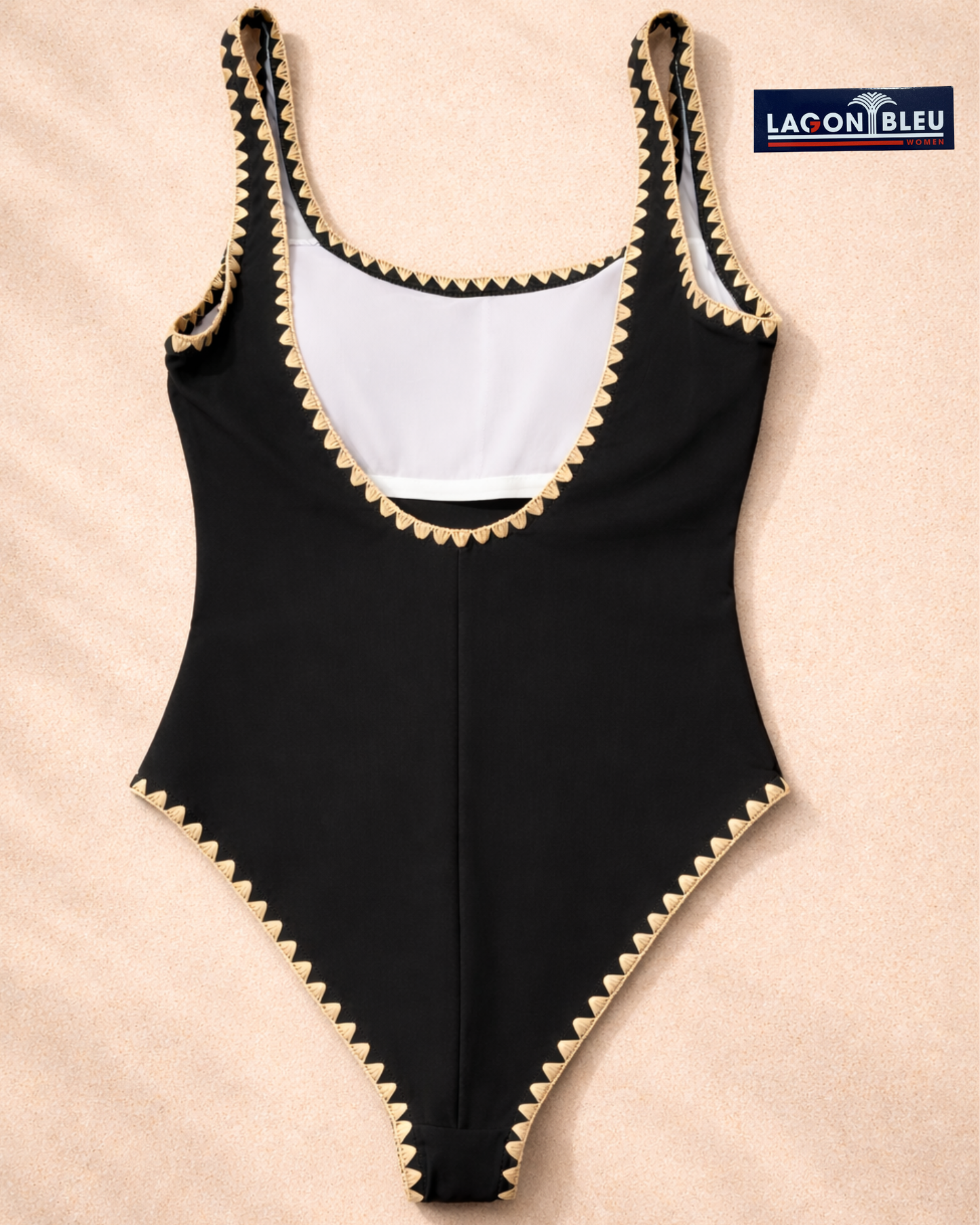 Maillot de bain 1pièces - Lagon Bleu - Unicolore
